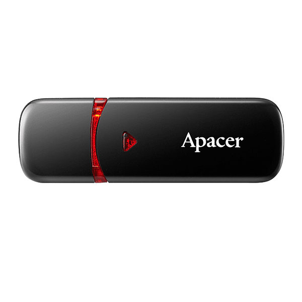  Накопичувач USB 2.0 APACER AH333 16GB Black (AP16GAH333B-1) фото