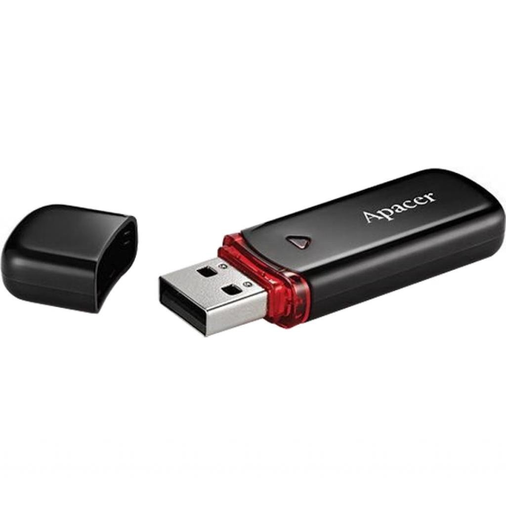  Накопичувач USB 2.0 APACER AH333 8GB Black (AP8GAH333B-1) фото