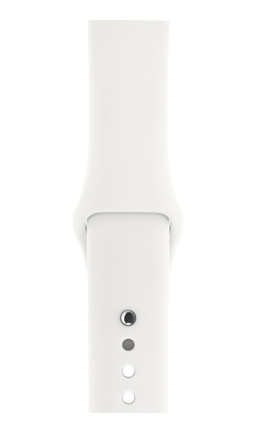Смарт-часы Apple Watch Series 3 GPS 42mm Silver Aluminium Case with White Sport Band (MTF22FS/A) фото 