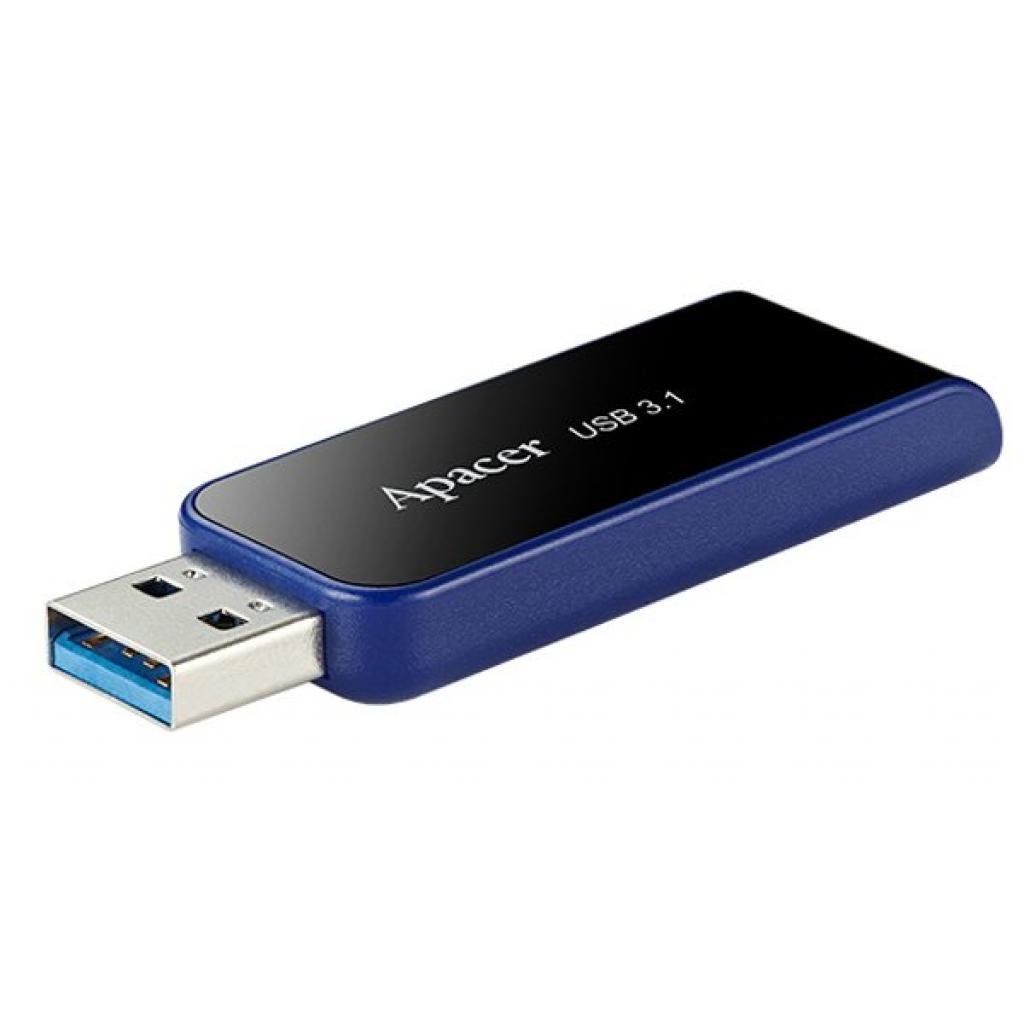  Накопичувач USB 3.0 APACER AH356 64GB Black (AP64GAH356B-1) фото
