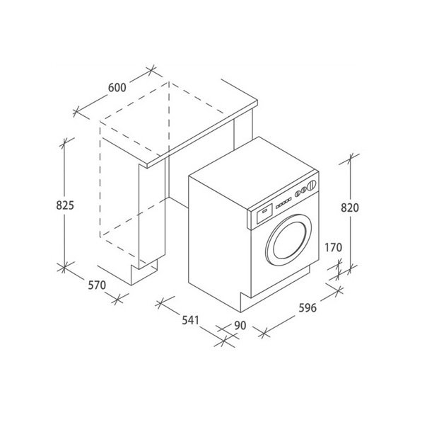 ≡ Вбудована пральносушильна машина Candy CBWD8514DS купити в Києві