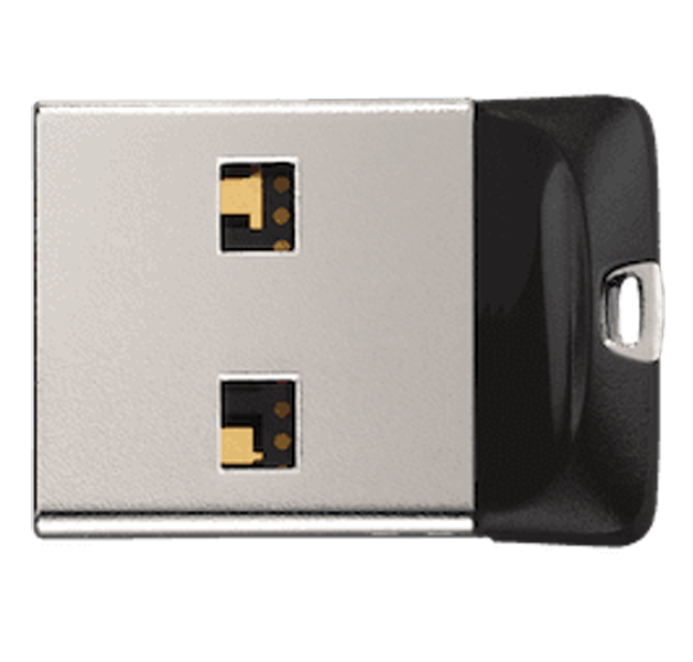 Накопичувач USB 2.0 SanDisk 16GB USB Cruzer Fit (SDCZ33-016G-G35)фото