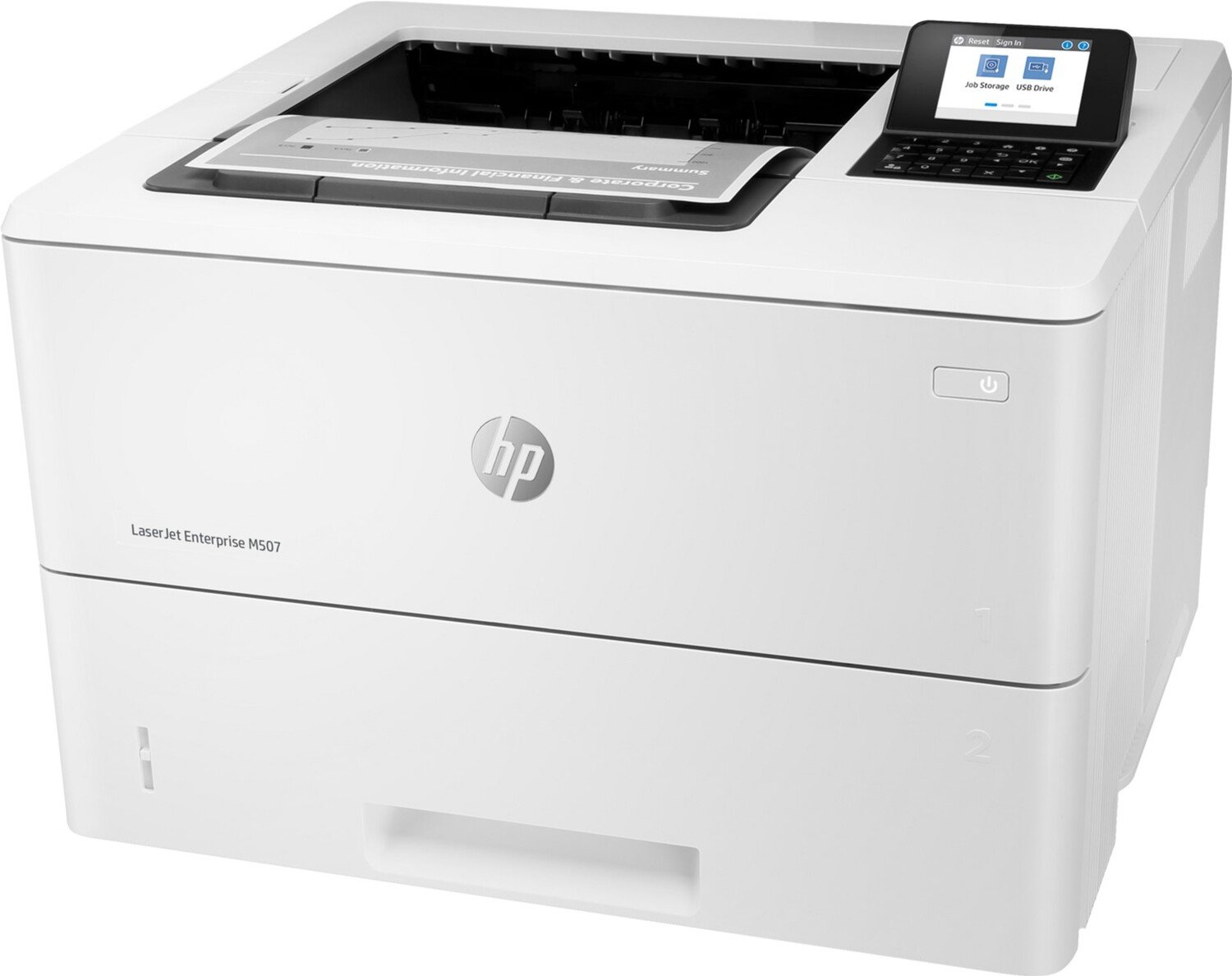 ≡ Принтер лазерний HP LJ Enterprise M507dn (1PV87A) – купити в Києві ...