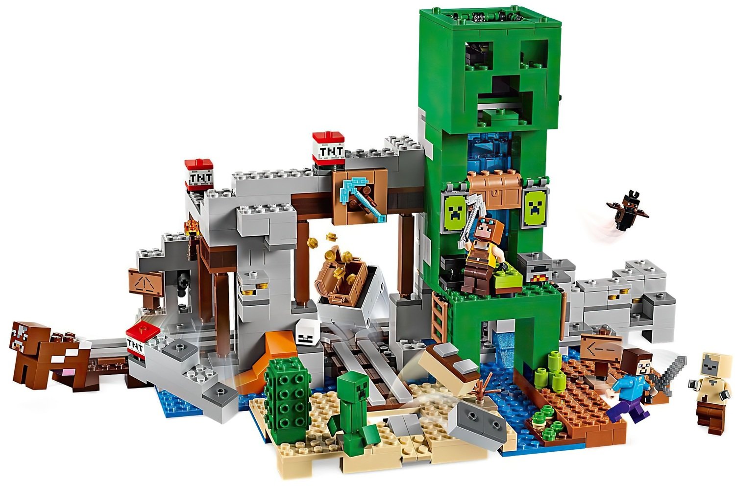 LEGO 21155 Minecraft Шахта крипера – купить в Киеве | цена и отзывы в MOYO