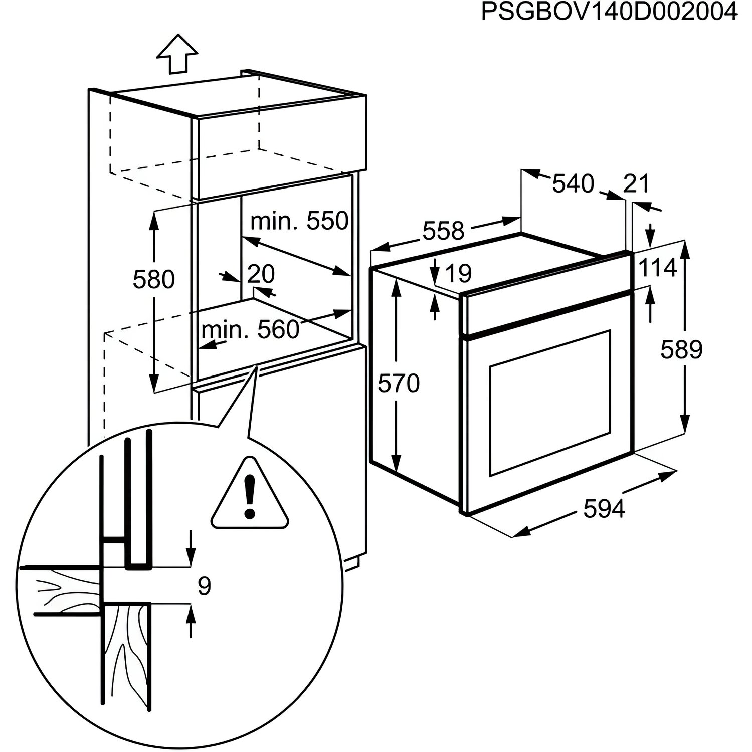 Ezb53410ax духовой шкаф electrolux