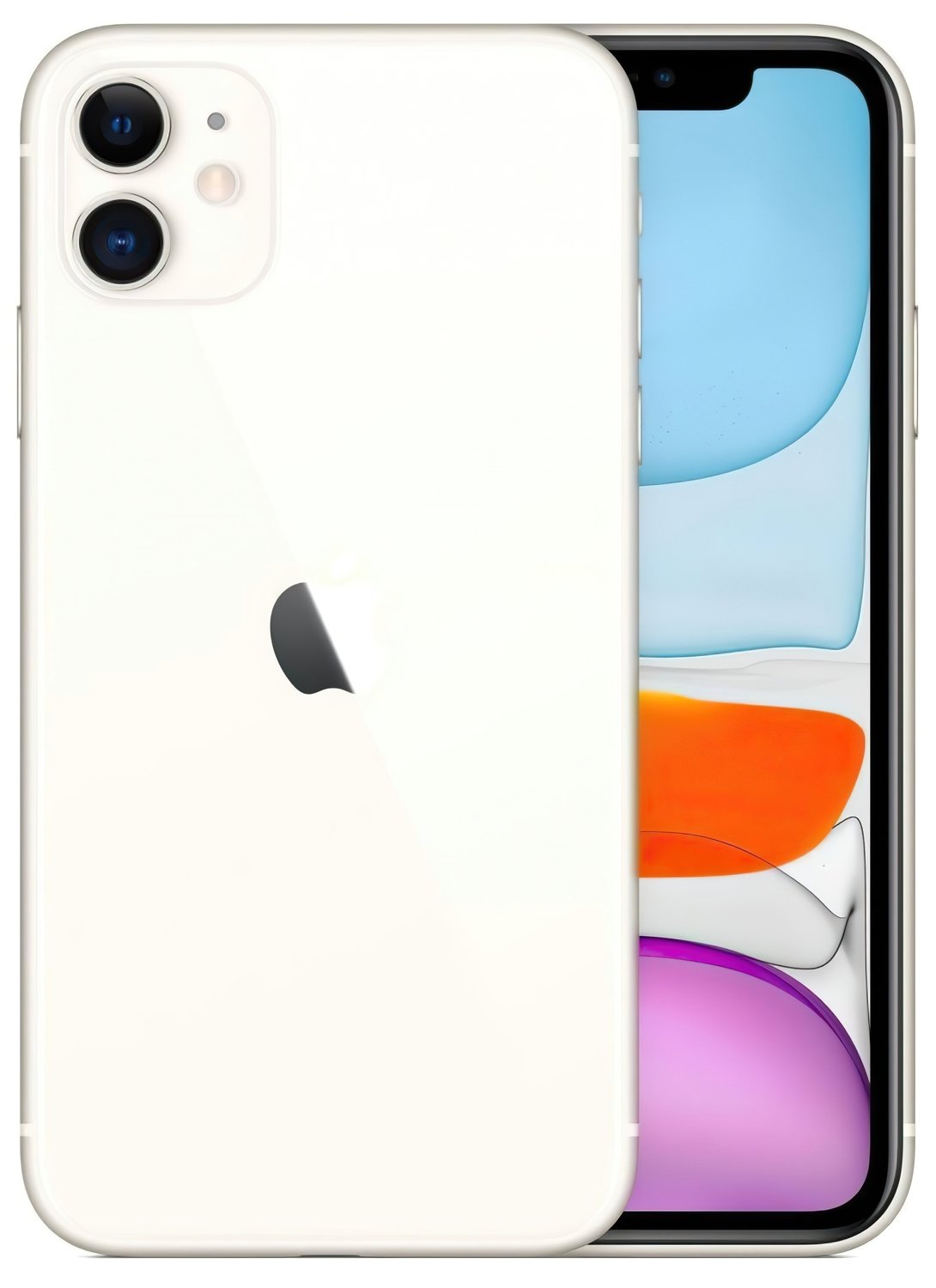 Смартфон Apple iPhone 11 128GB White (slim box) (MHDJ3) фото 
