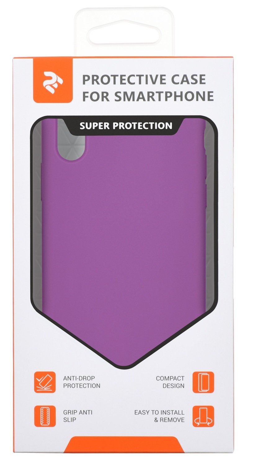 Чeхол 2Е для Apple iPhone X/Xs Liquid Silicone Purple фото 