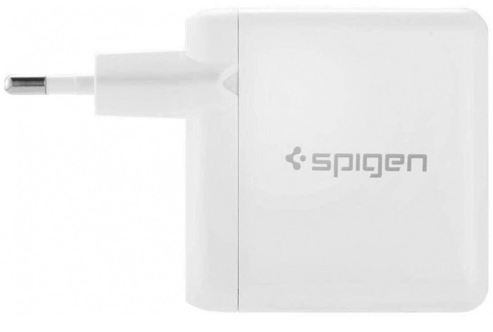  Мережевий зарядний пристрій Spigen Essential F207 Quick Charge 3.0 Wall Charger White фото