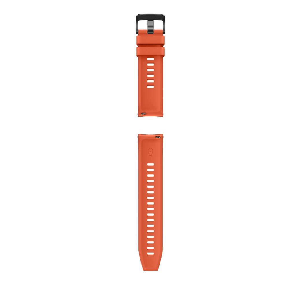 huawei watch gt orange fluoroelastomer strap