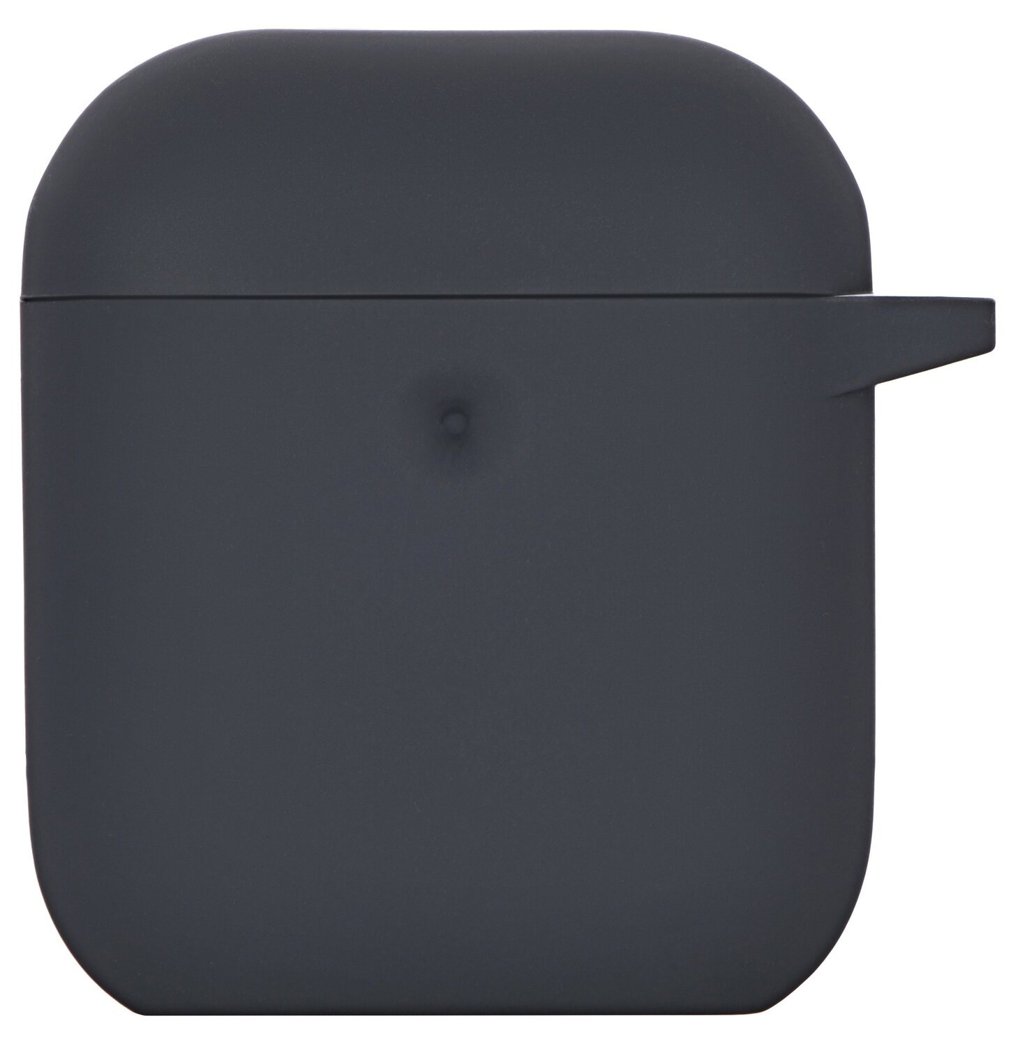 Чехол 2Е для Apple AirPods Pure Color Silicone (3mm) Carbon Gray фото 