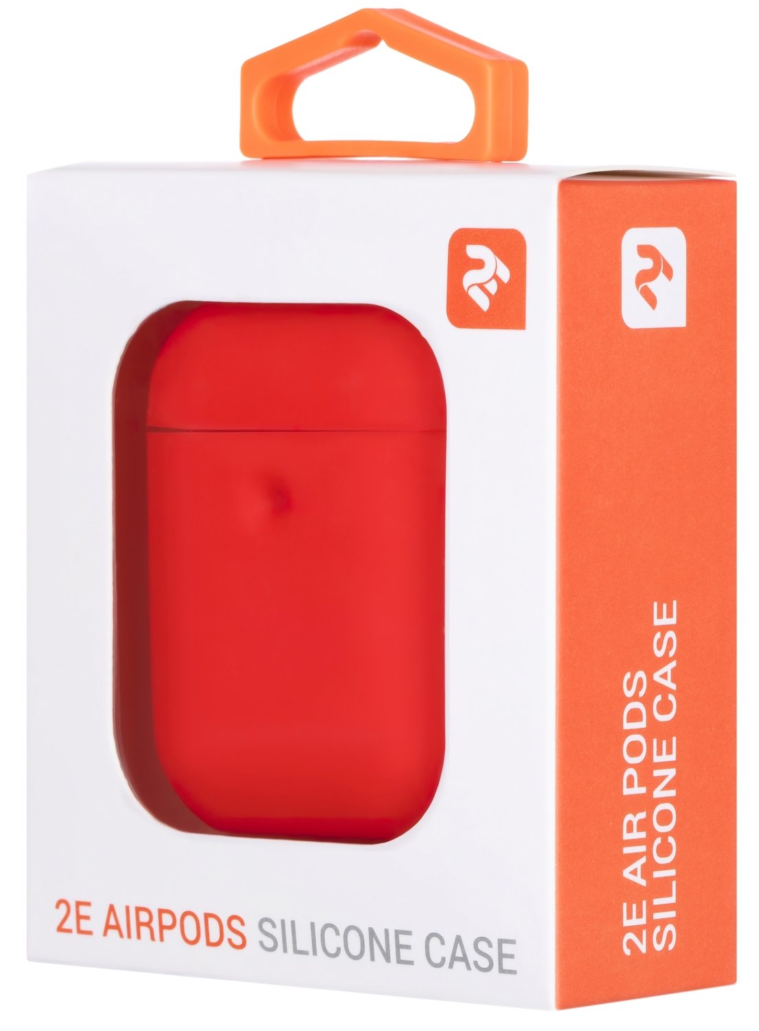 Чехол 2Е для Apple AirPods Pure Color Silicone (3mm) Red фото 