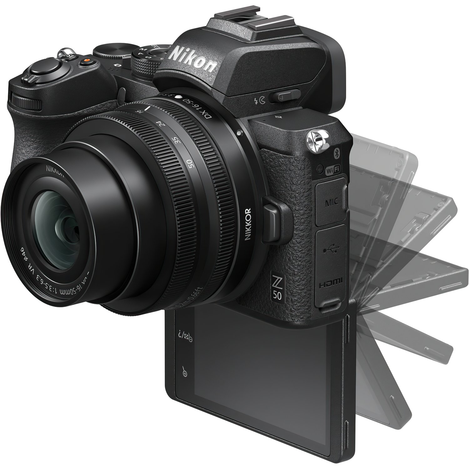 Фотоаппарат NIKON Z50 Body + FTZ Mount Adapter (VOA050K003) фото 