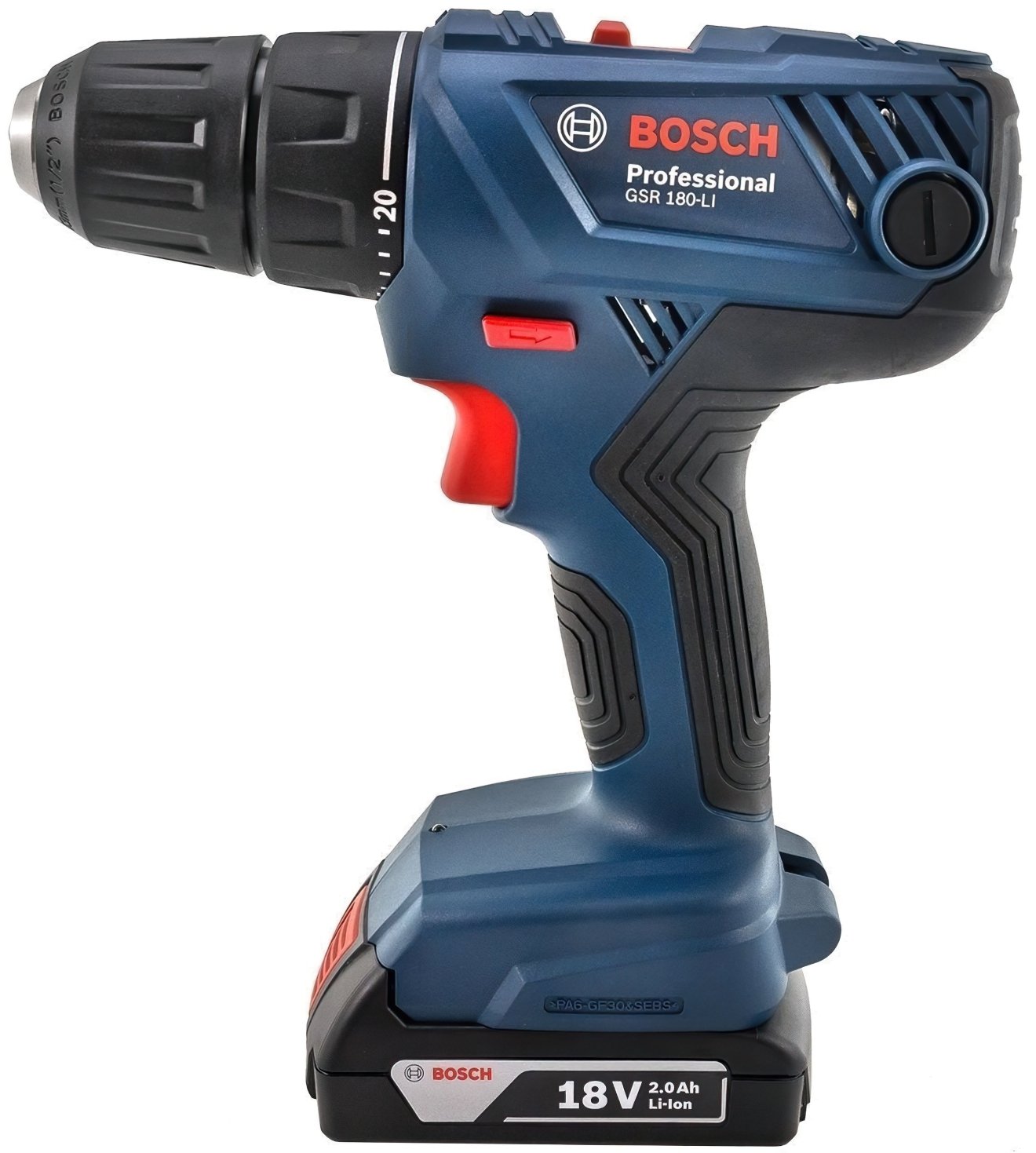 Аккумуляторная дрель-шуруповерт Bosch GSR 180-LI 18V (0.601.9F8.109) фото 2