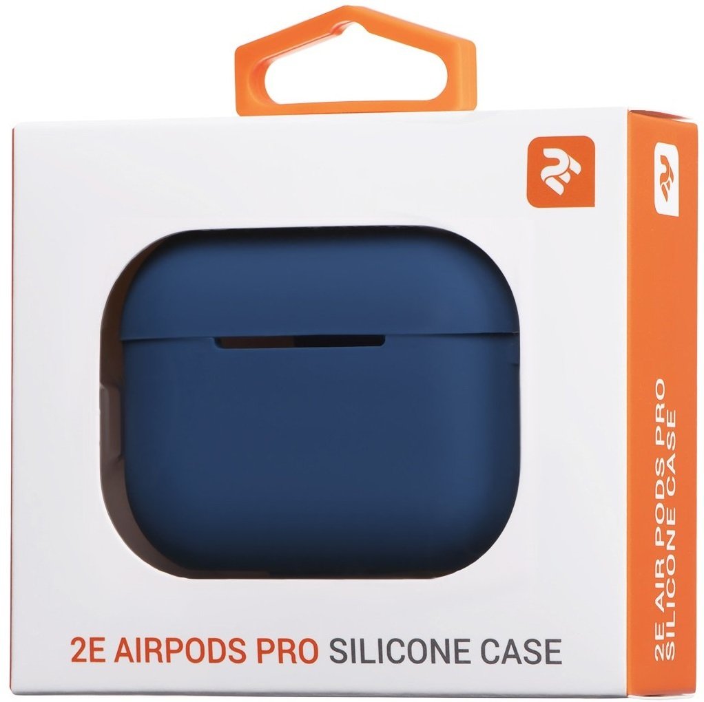 Чехол 2Е для Apple AirPods Pro Pure Color Silicone (2.5mm) Navy фото 