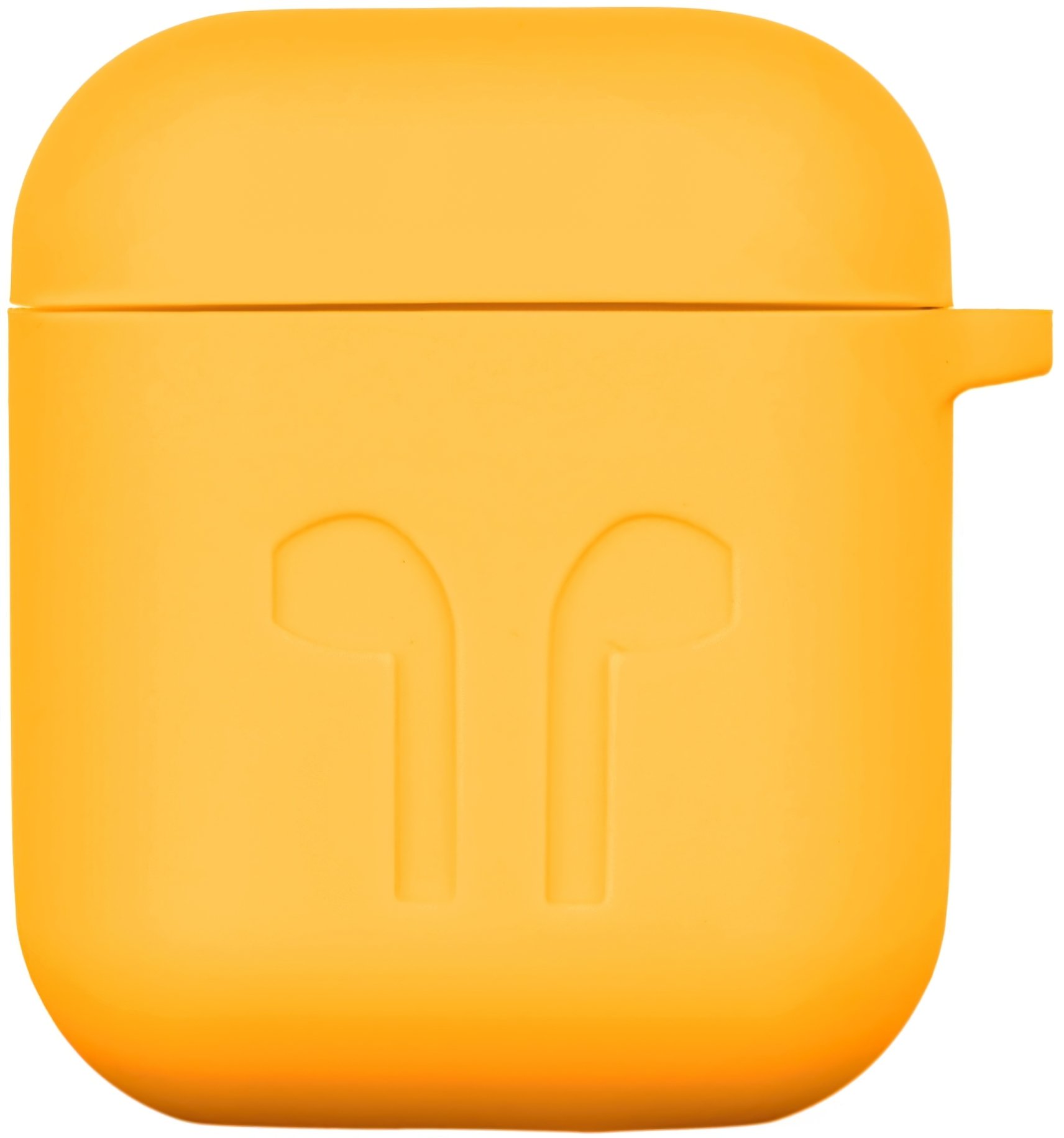 Чехол 2Е для Apple AirPods Pure Color Silicone Imprint (1.5mm) Yellow (2E-AIR-PODS-IBSI-1.5-YW) фото 2