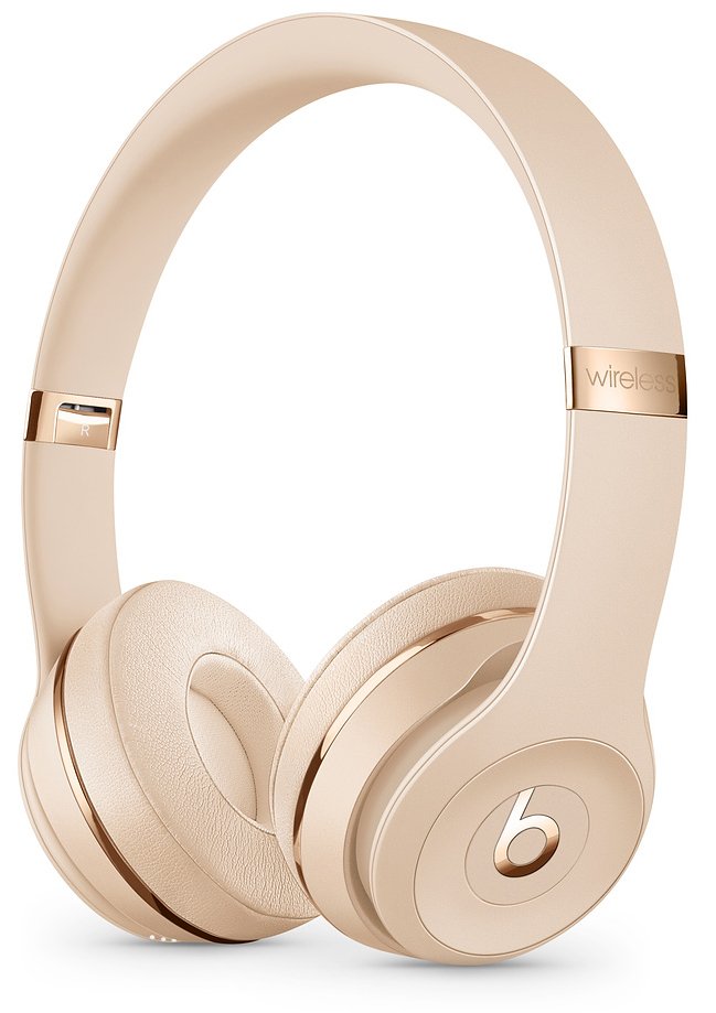 Наушники Bluetooth Beats Solo3 Wireless Headphones A1796 Satin Gold