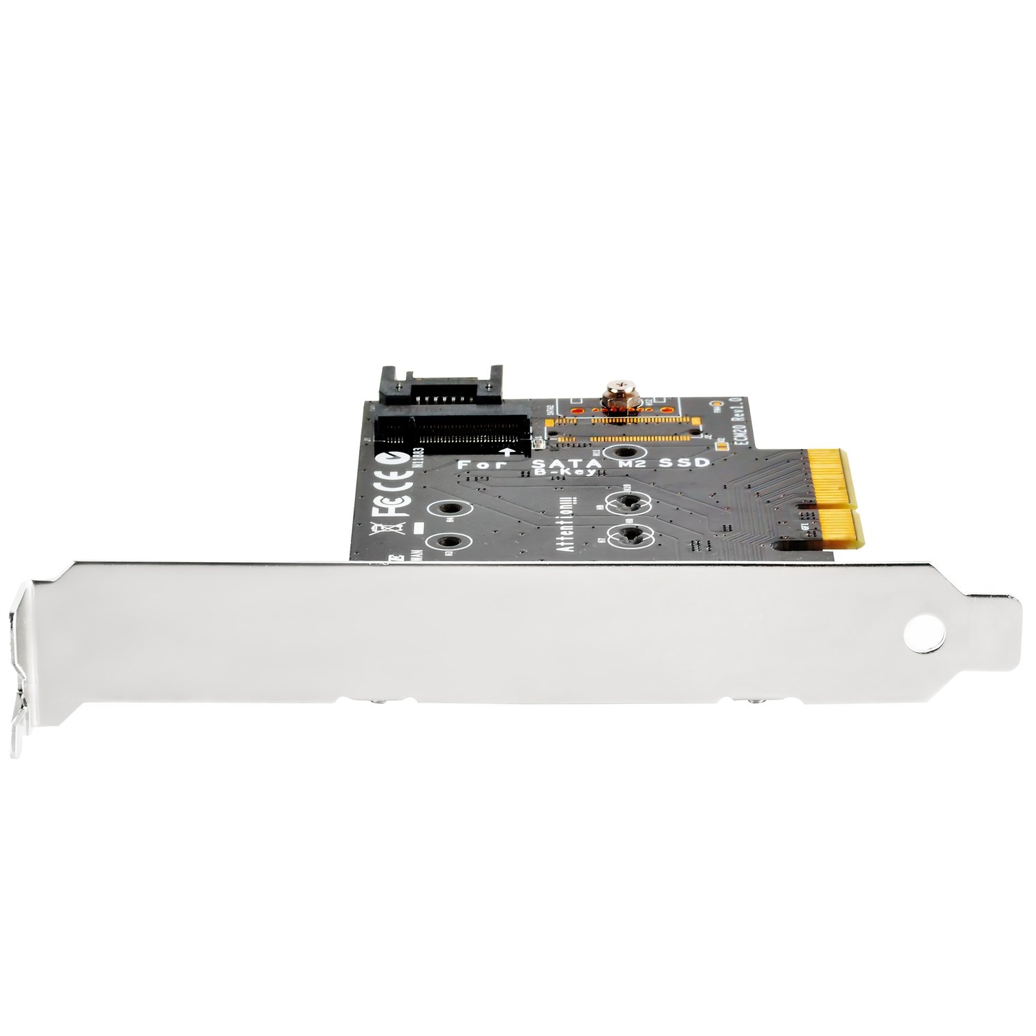 Плата-адаптер SilverStone PCIe x4 для SSD m.2 SATA та NVMe фото 