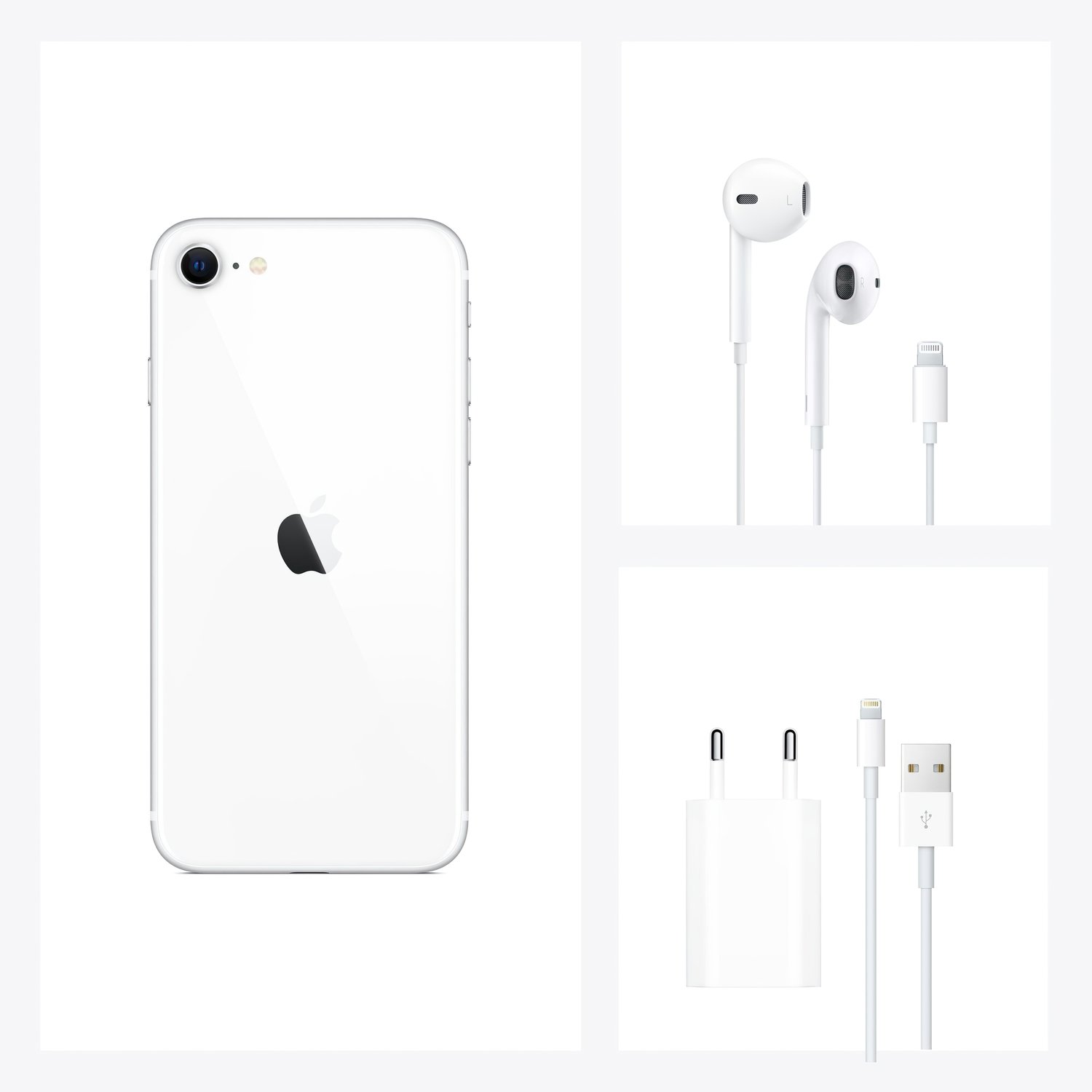 Смартфон Apple iPhone SE 2020 128GB White (slim box) (MHGU3)фото