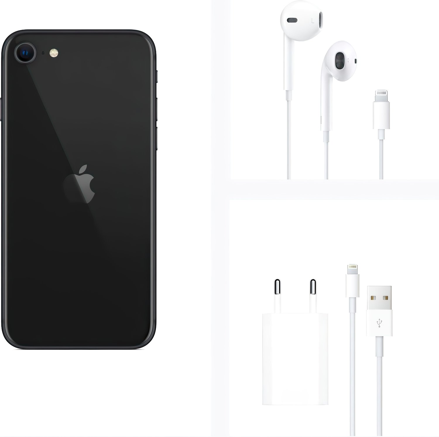 Смартфон Apple iPhone SE 2020 64GB Black (slim box) (MHGP3) фото 