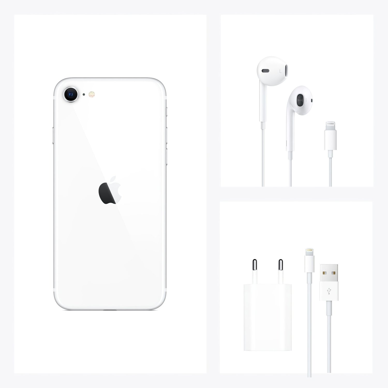 Смартфон Apple iPhone SE 2020 64GB White (slim box) (MHGQ3) фото 