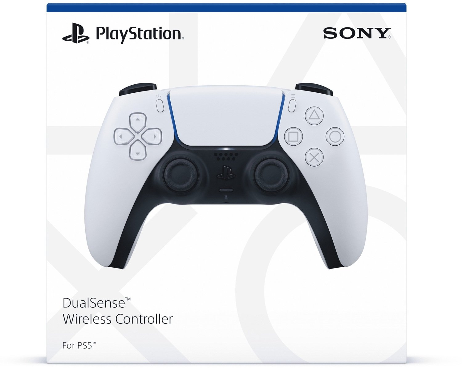 Беспроводной геймпад DualSense для PS5 White (9399902) фото 