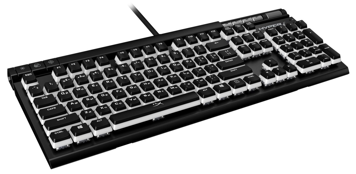 Набор колпачков для механических клавиатур HyperX Pudding Keycaps (HKCPXA-BK-RU/G) фото 