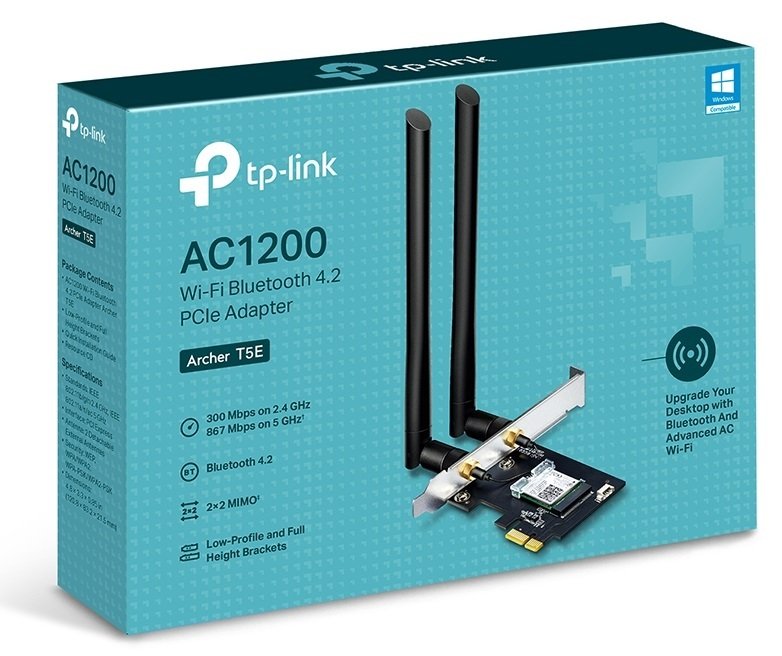 Wi fi адаптер bluetooth tp link archer t5e подключение