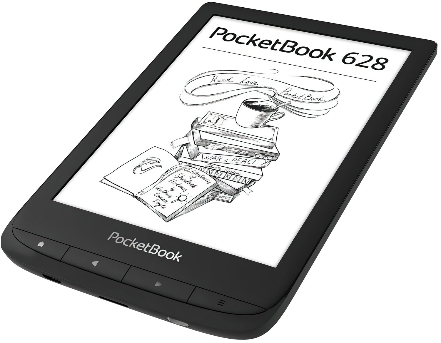 Электронная книга PocketBook 628 Ink Black фото 