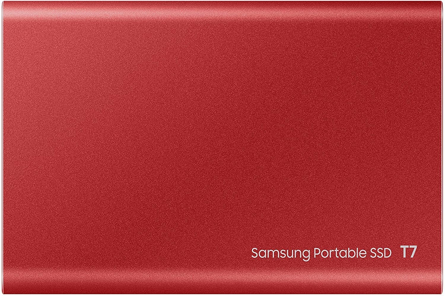 SSD накопитель SAMSUNG 500GB USB 3.2 Gen 2 T7 Red (MU-PC500R/WW) фото 