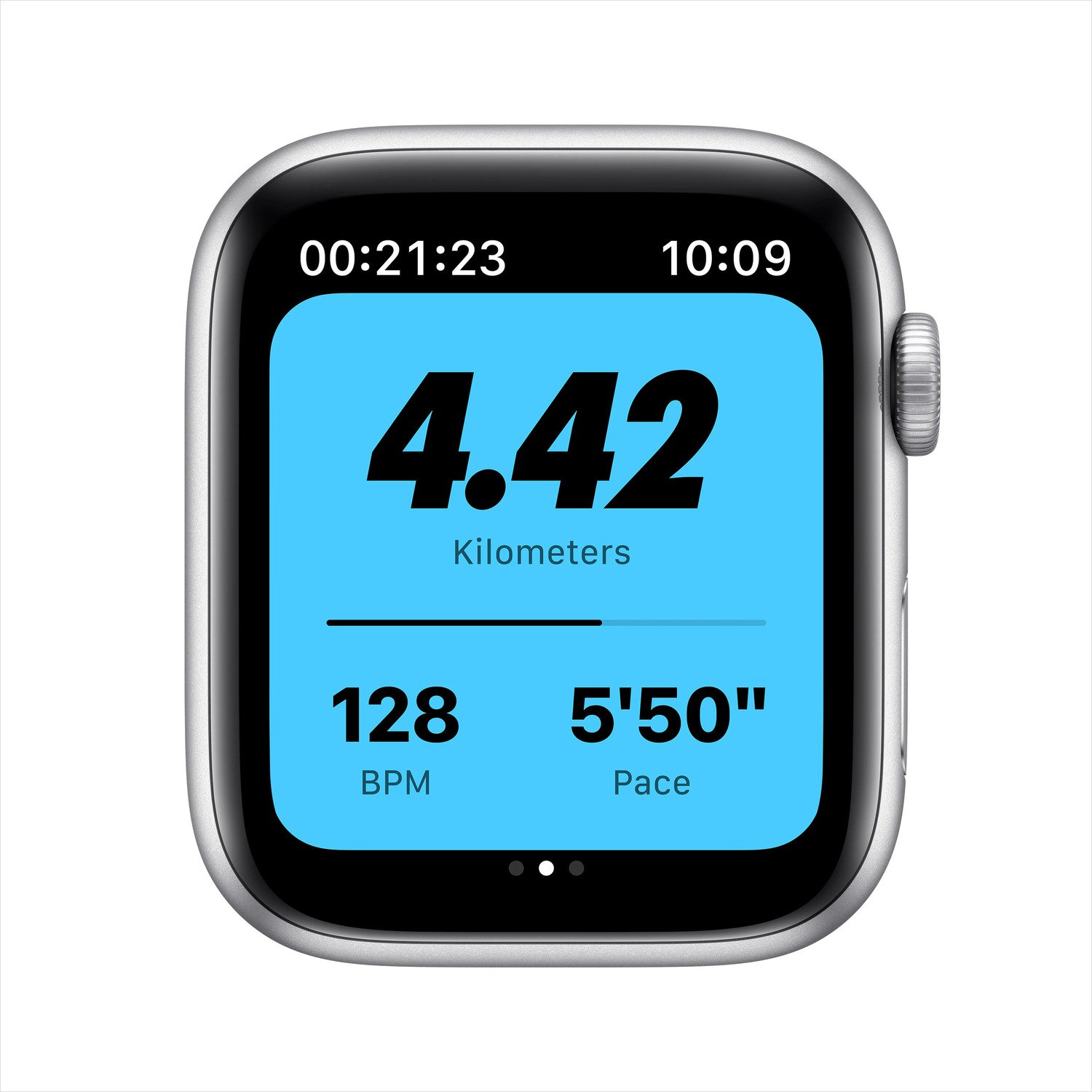Смарт-часы Apple Watch Nike SE GPS 44mm Silver Aluminium Case with Pure Platinum/Black Nike Sport Band Regular фото 