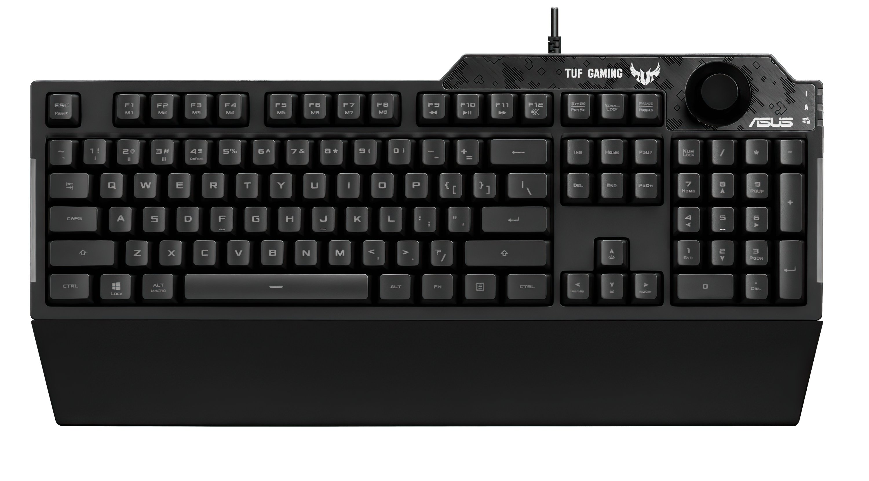 Игровая клавиатура ASUS TUF Gaming K1 Black Ru (90MP01X0-BKRA00) фото 7