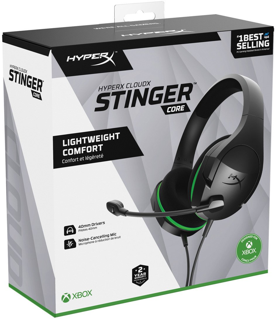 Игровая гарнитура HyperX Cloud Stinger Core Xbox One (HX-HSCSCX-BK) фото 