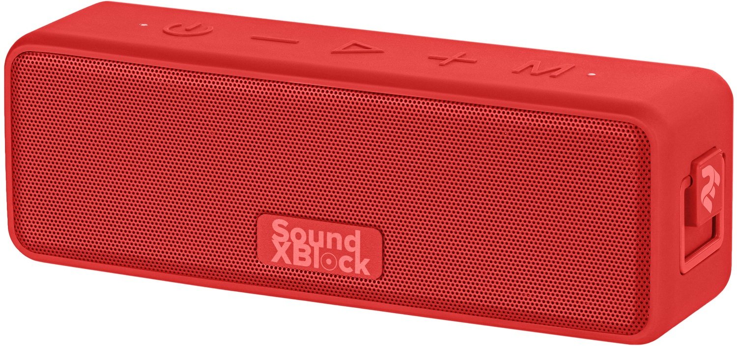 Портативна акустика 2E SoundXBlock TWS MP3 Wireless Waterproof Redфото
