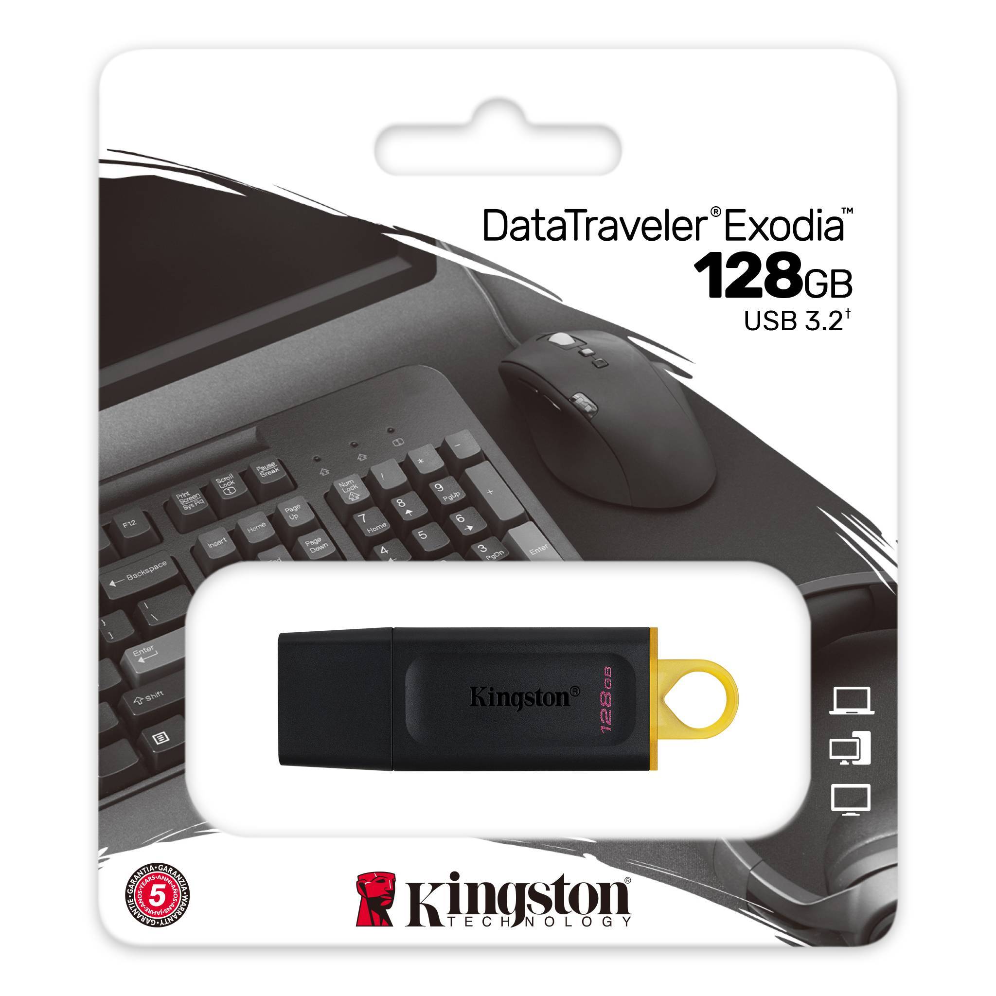 Накопичувач USB 3.2 Kingston 128GB Gen1 DT Exodia (DTX/128GB)фото5