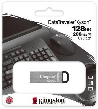 Накопичувач USB 3.2 Kingston 128GB Gen1 DT Kyson (DTKN/128GB) фото5