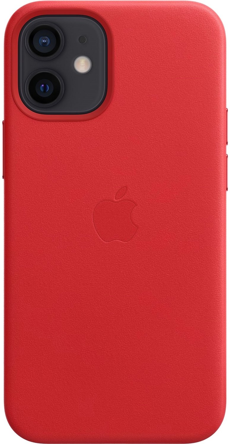 Чехол Apple для iPhone 12 mini Leather Case with MagSafe PRODUCT RED  (MHK73ZE/A) – купить в Киеве | цена и отзывы в MOYO