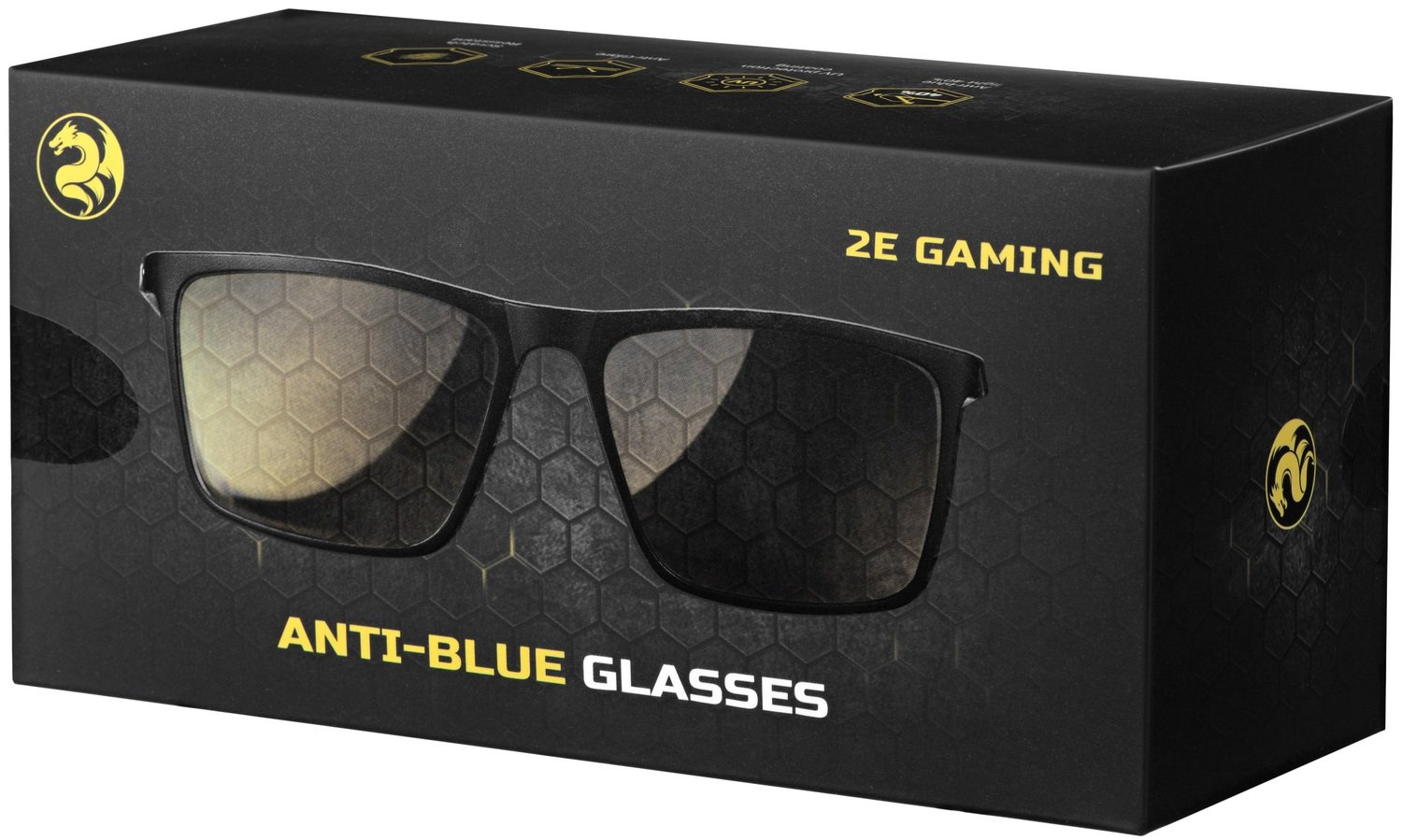 Защитные очки 2Е Gaming Anti-blue Glasses Black-Red (2E-GLS310BR) фото 