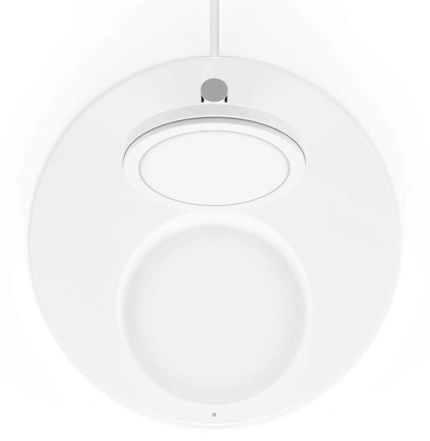  Бездротове ЗУ Belkin MagSafe 2-in-1 Wireless Charger White (WIZ010VFWH) фото