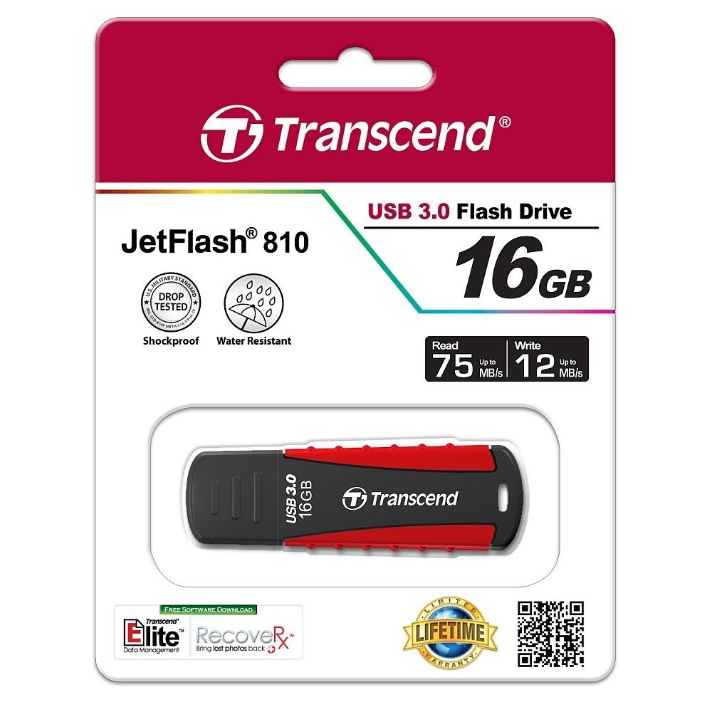  Накопичувач USB 3.0 TRANSCEND JetFlash 810 16GB (TS16GJF810) фото
