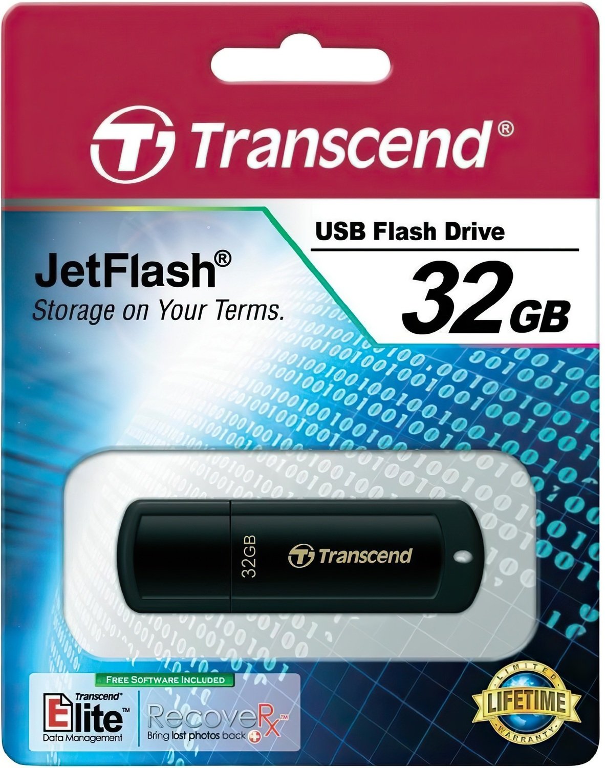Накопитель USB 2.0 TRANSCEND JetFlash 350 32GB (TS32GJF350) фото 