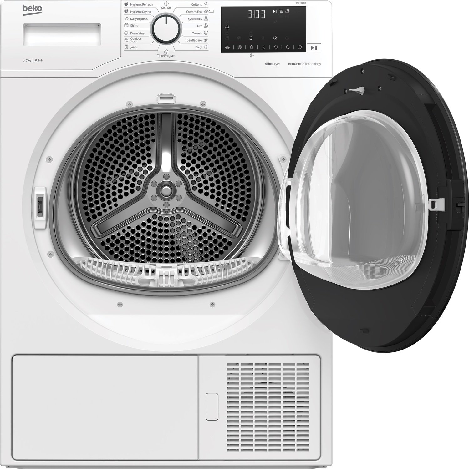 ≡ Сушарка для білизни Beko DF7439SX – купити в Києві | ціни і відгуки