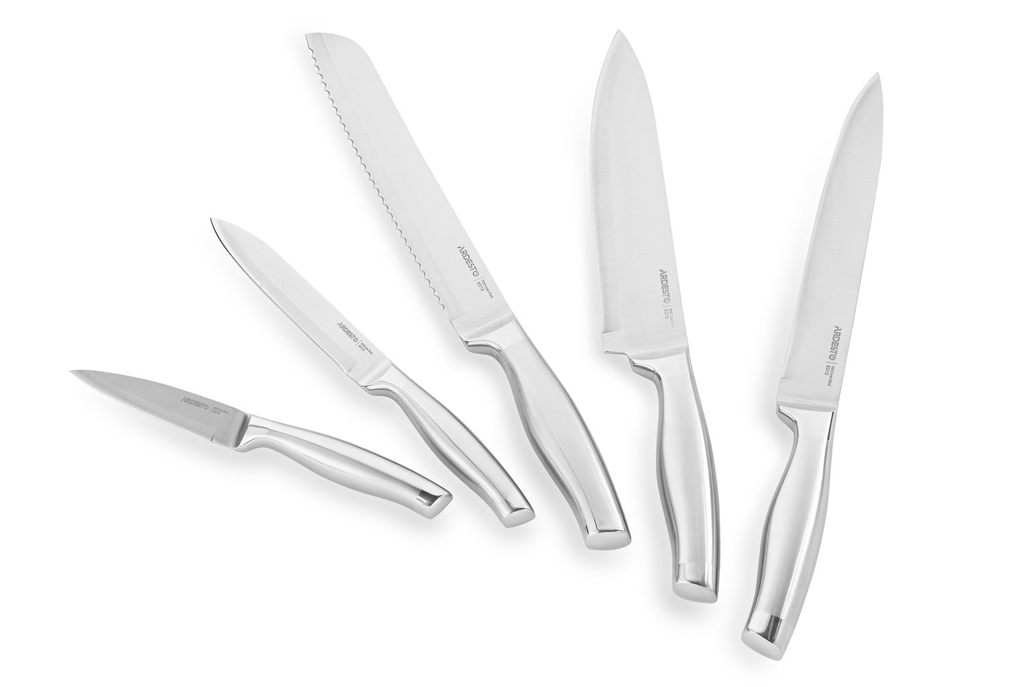  Набір ножів Ardesto Gemini 6 предметів, нержавіюча сталь, пластик (AR2106SS) фото