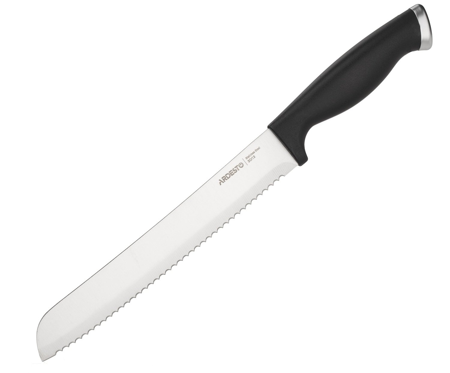  Набір ножів Ardesto Gemini Gourmet 14 предметів, нержавіюча сталь, пластик, каучуковий блок (AR2114SW) фото