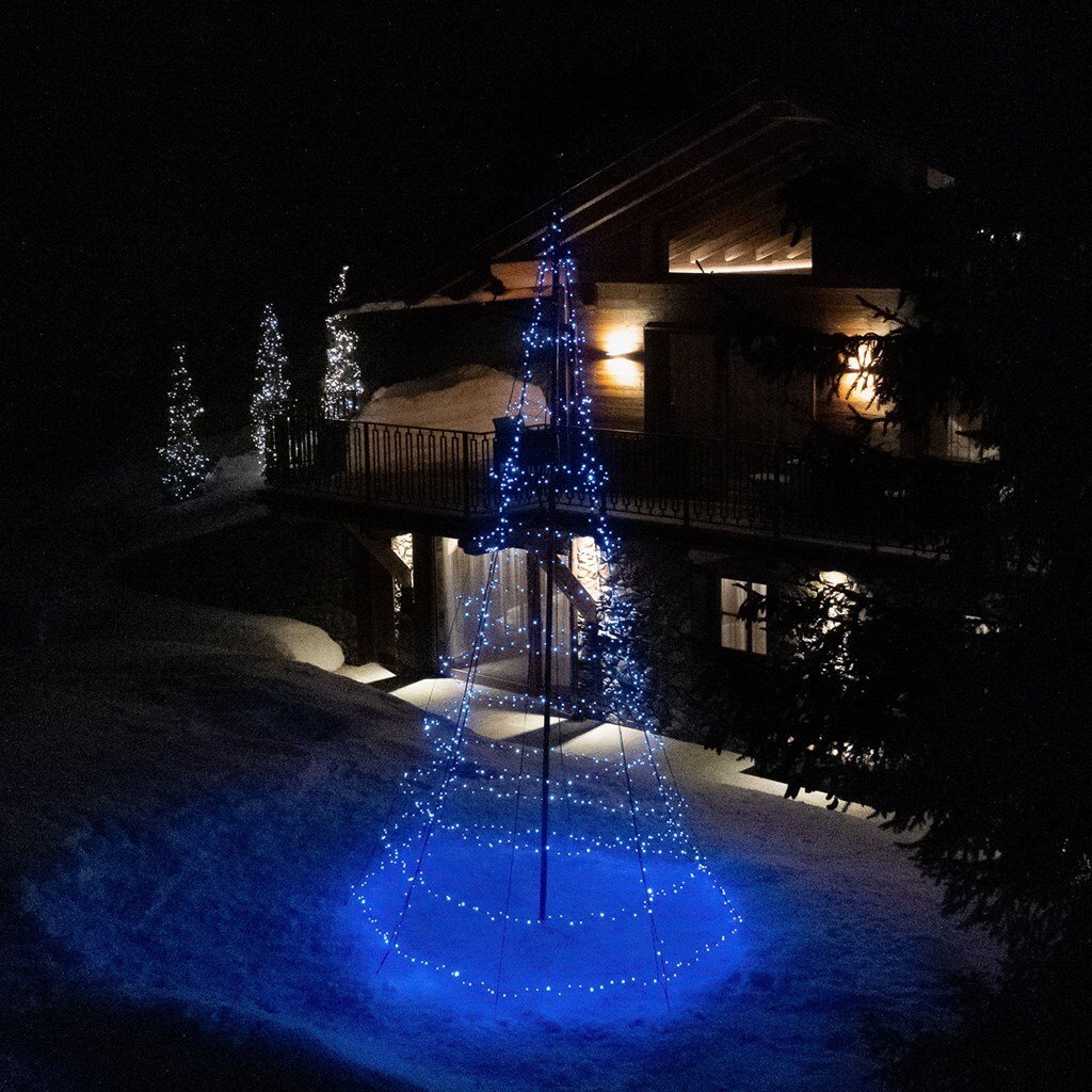 Smart LED Гирлянда Twinkly tree TWP01KSPP-BEU Gen II, IP44, высота 6м, кабель черный (без опоры) фото 