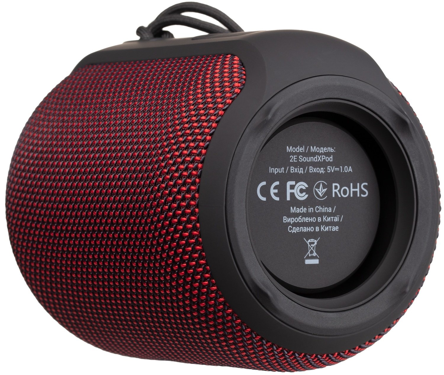 Портативна акустика 2E SoundXPod TWS MP3 Wireless Waterproof Redфото