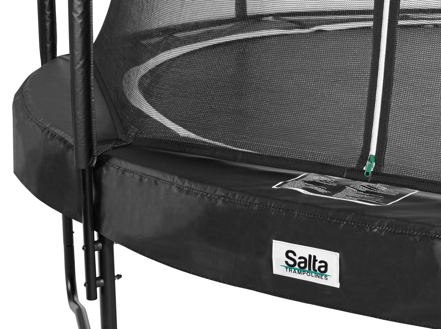 Батут Salta Premium Black Edition COMBO круглий 213 смфото