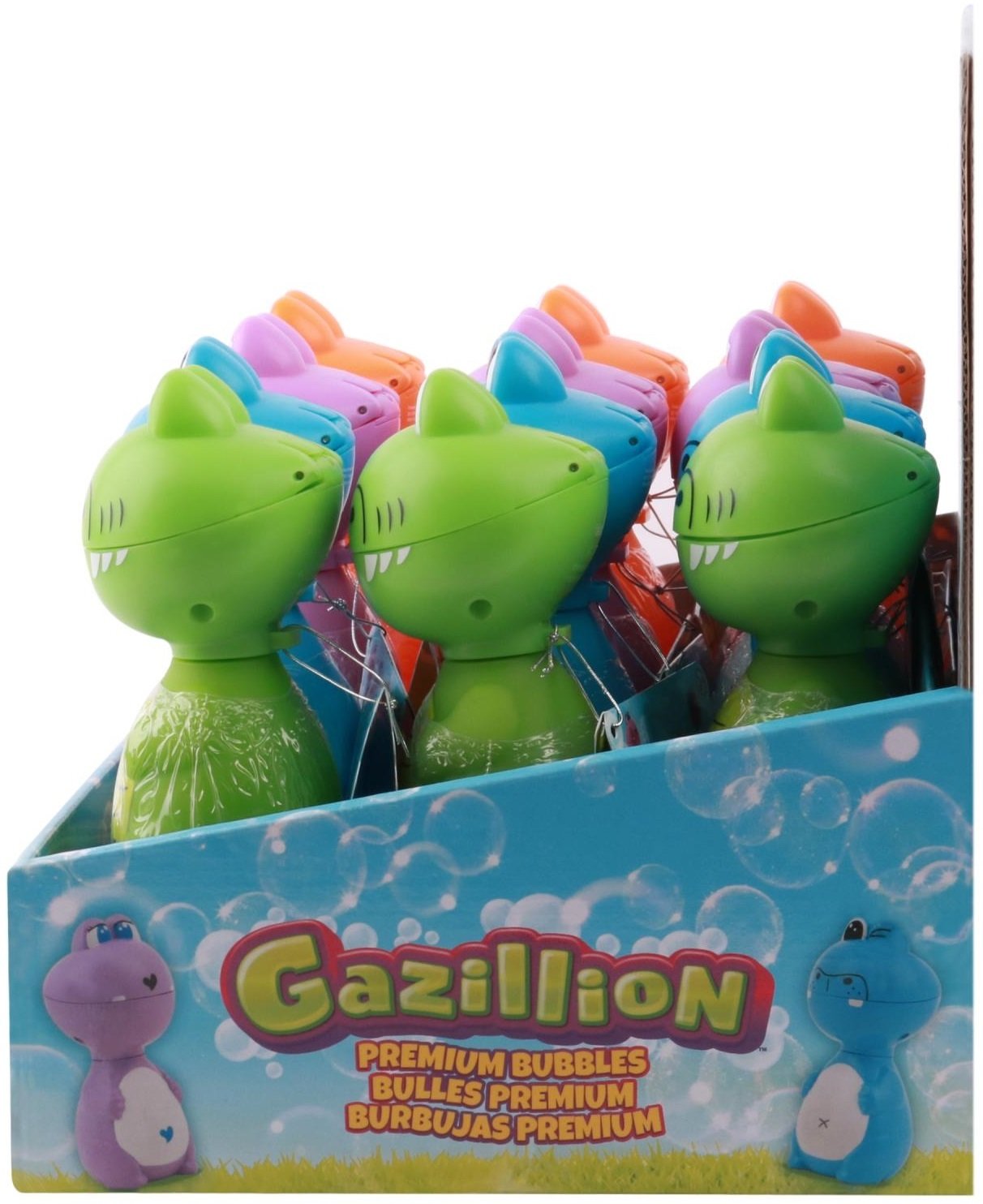 Мильні бульбашки Gazillion Діно, р-р 59мл, синій GZ36572фото