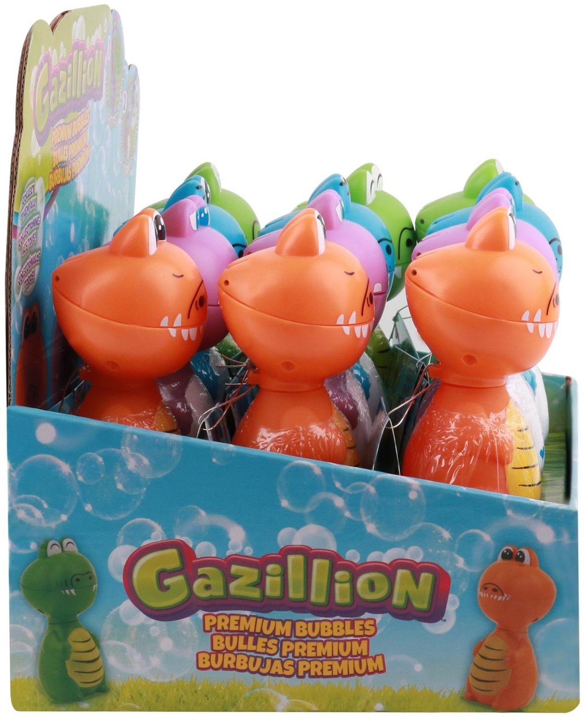 Мильні бульбашки Gazillion Діно, р-р 59мл, зелений GZ36573фото