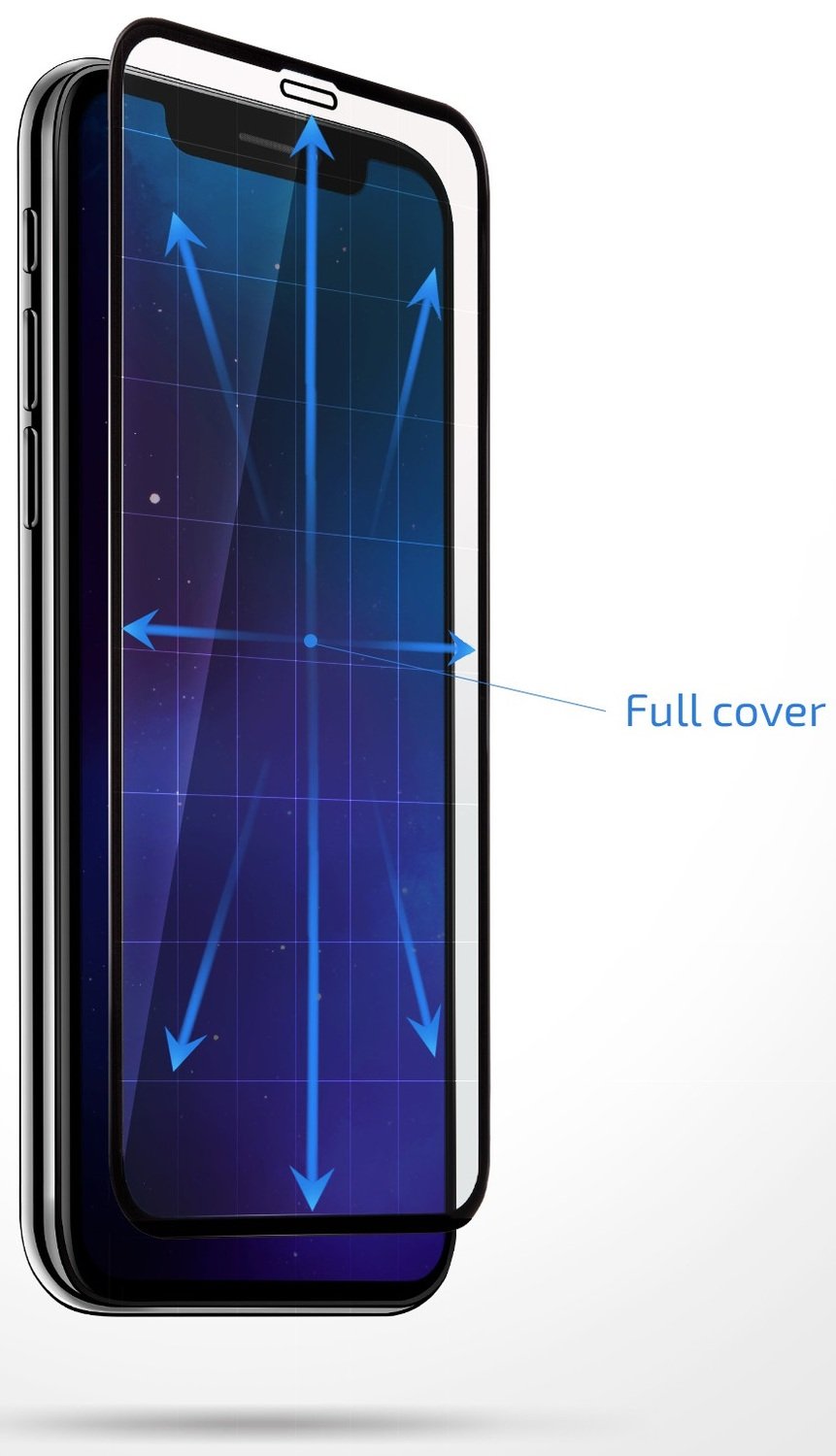 Комплект защитных стёкол 2E для Galaxy A72 (A725) 2.5D FCFG (2 Pack) Black border (2E-G-A72-LTFCFG-BB) фото 