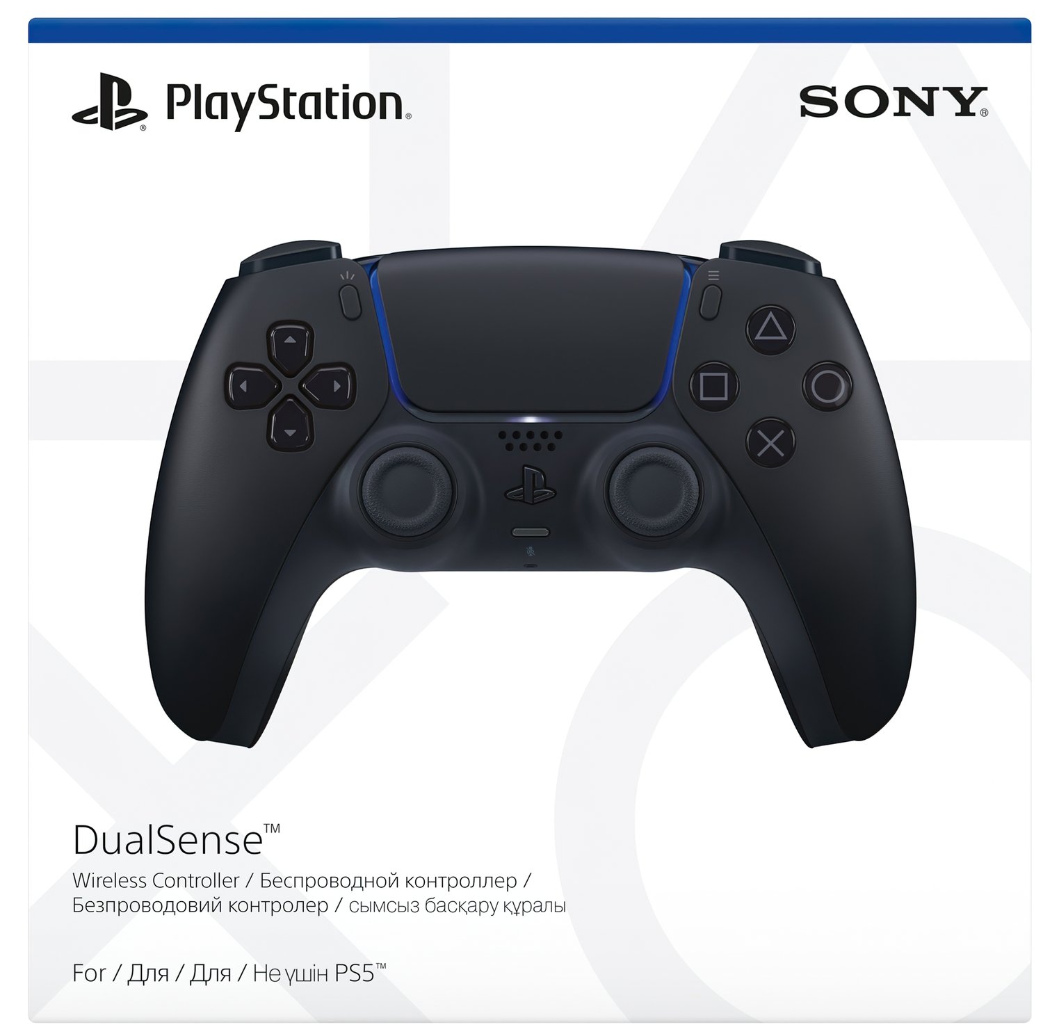 Беспроводной геймпад DualSense для PS5 Midnight Black (9827696) фото 